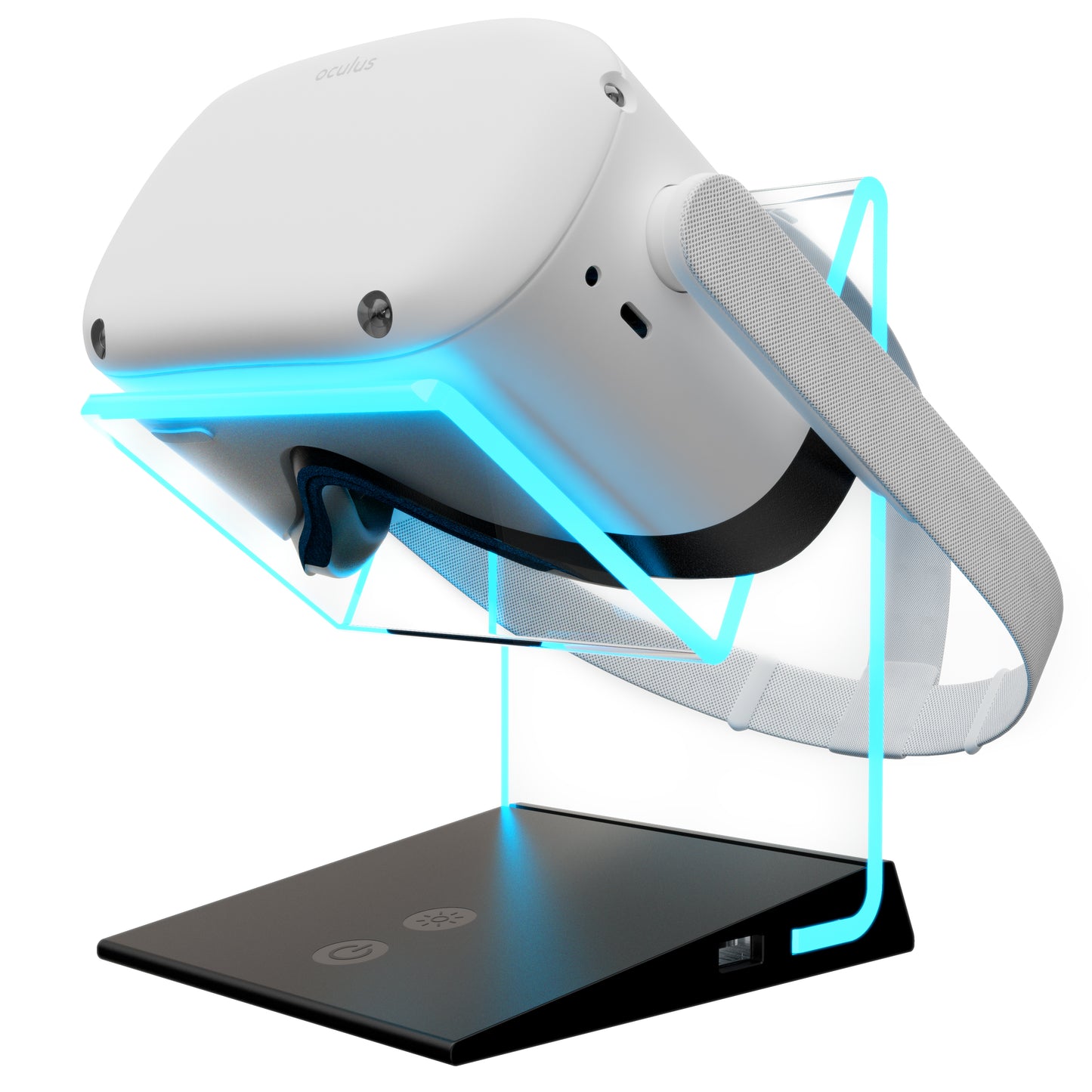 (Open-Box)Aura Universal RGB VR Display Stand for Meta Quest 3 |2|1|All VR Headsets|Black v1.0