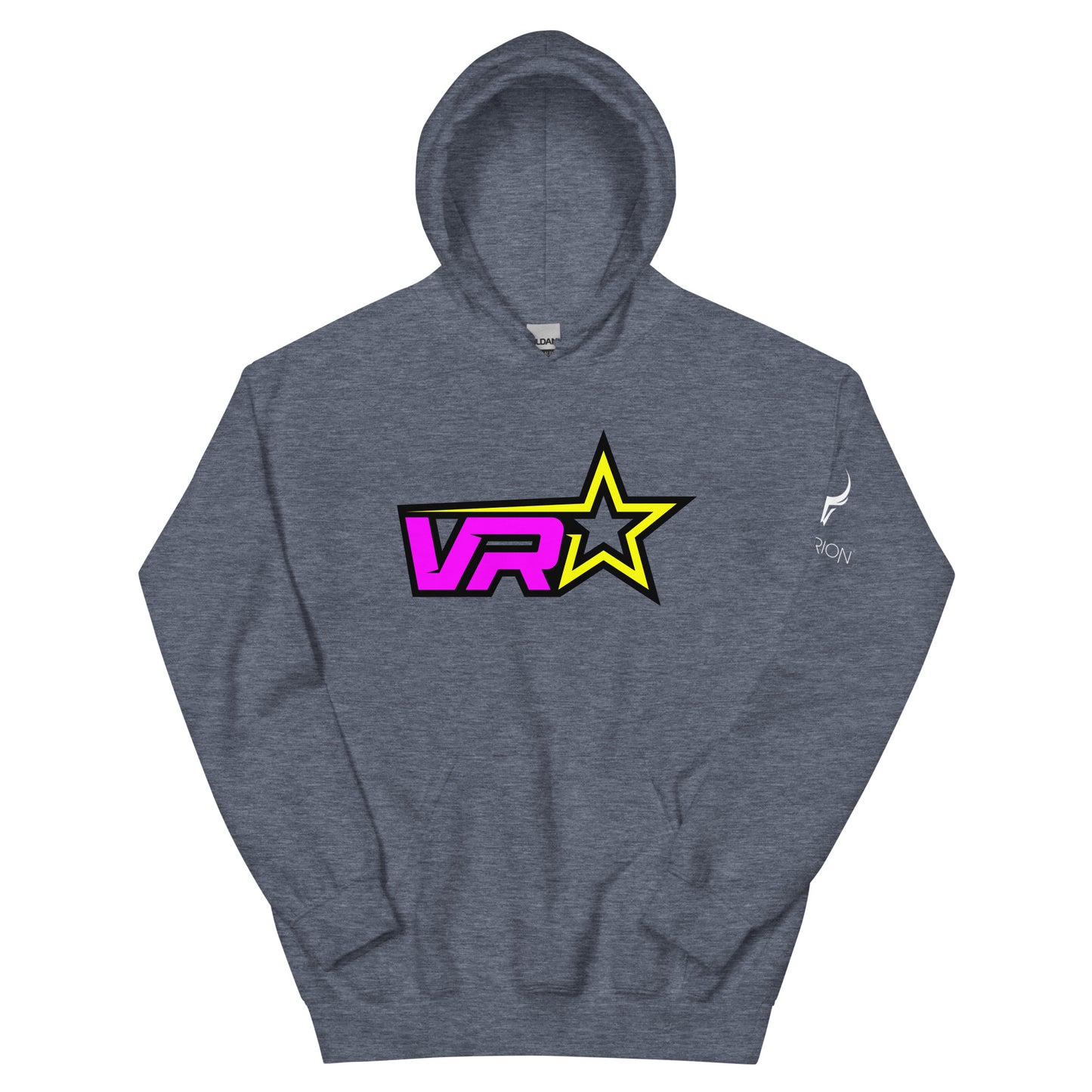 Ultra Soft Unisex VR Hoodie - VR Starz Purpleish/Pinkish Star