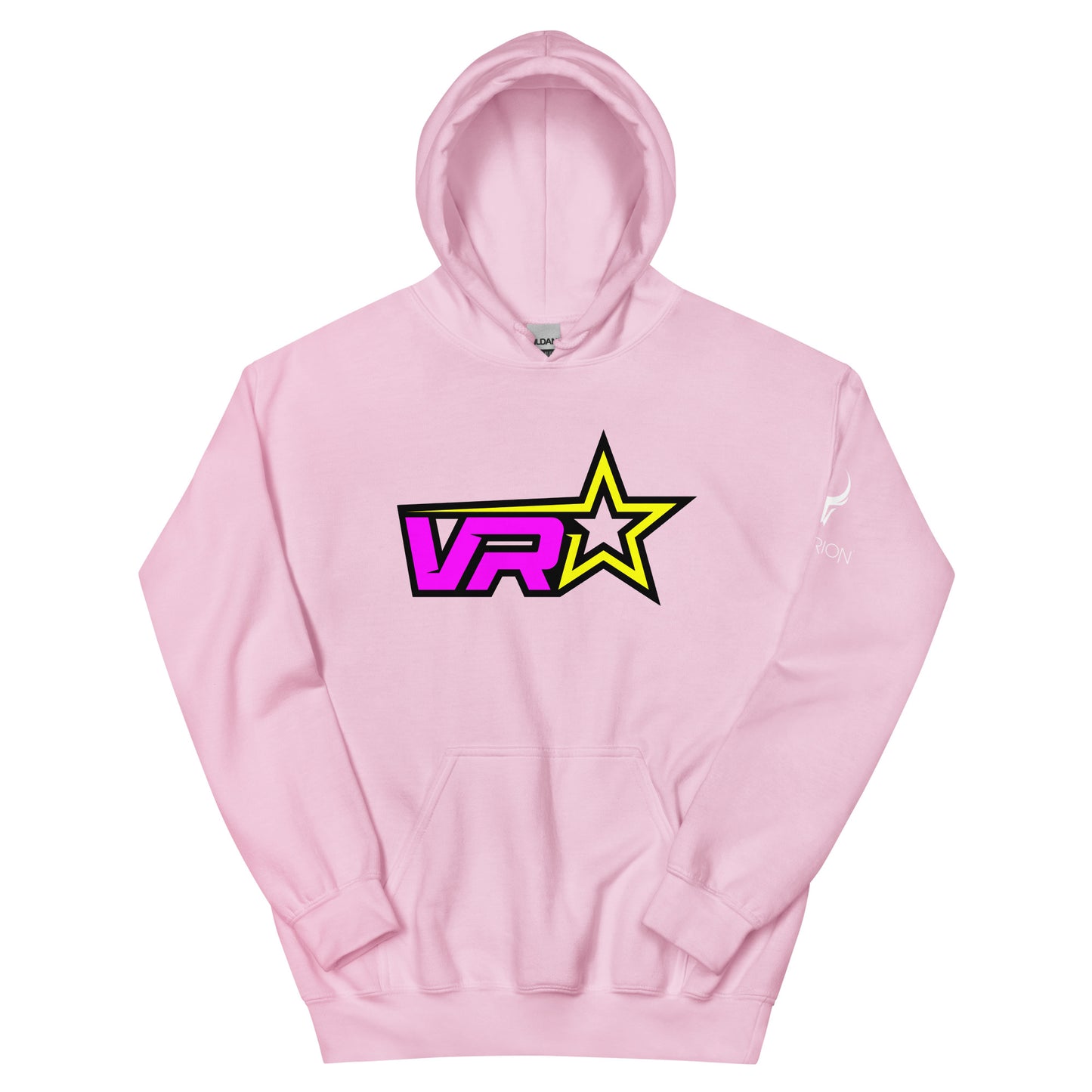 Ultra Soft Unisex VR Hoodie - VR Starz Purpleish/Pinkish Star