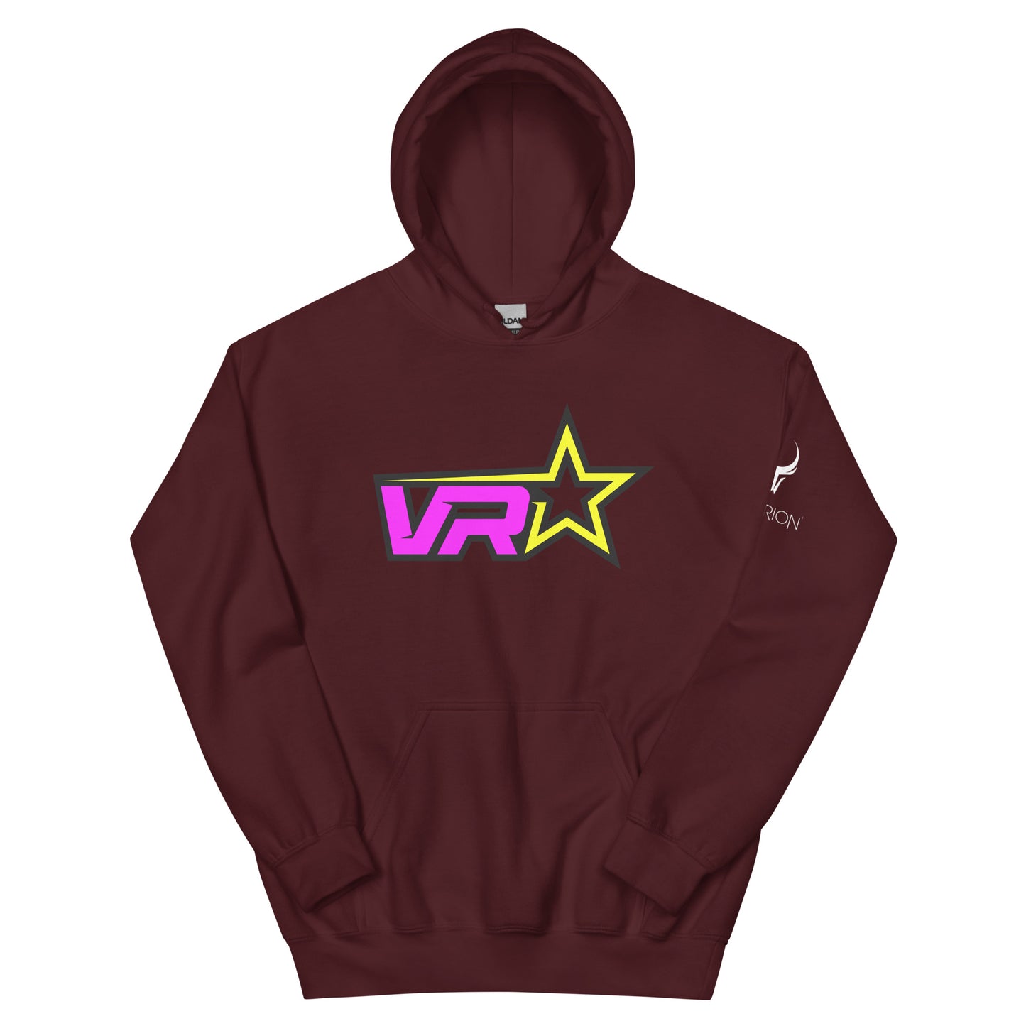 Ultra Soft Unisex VR Hoodie - VR Starz Purpleish/Pinkish Star