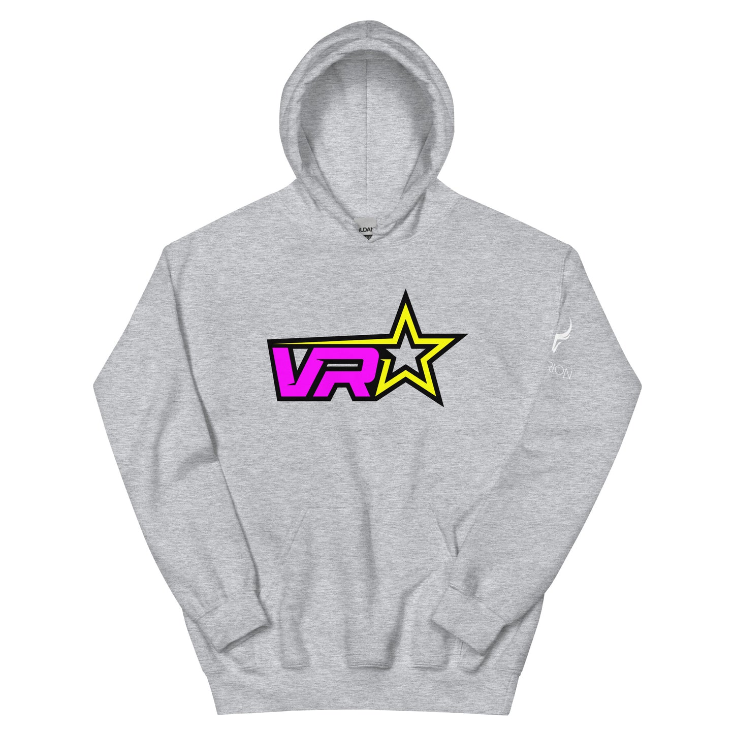 Ultra Soft Unisex VR Hoodie - VR Starz Purpleish/Pinkish Star