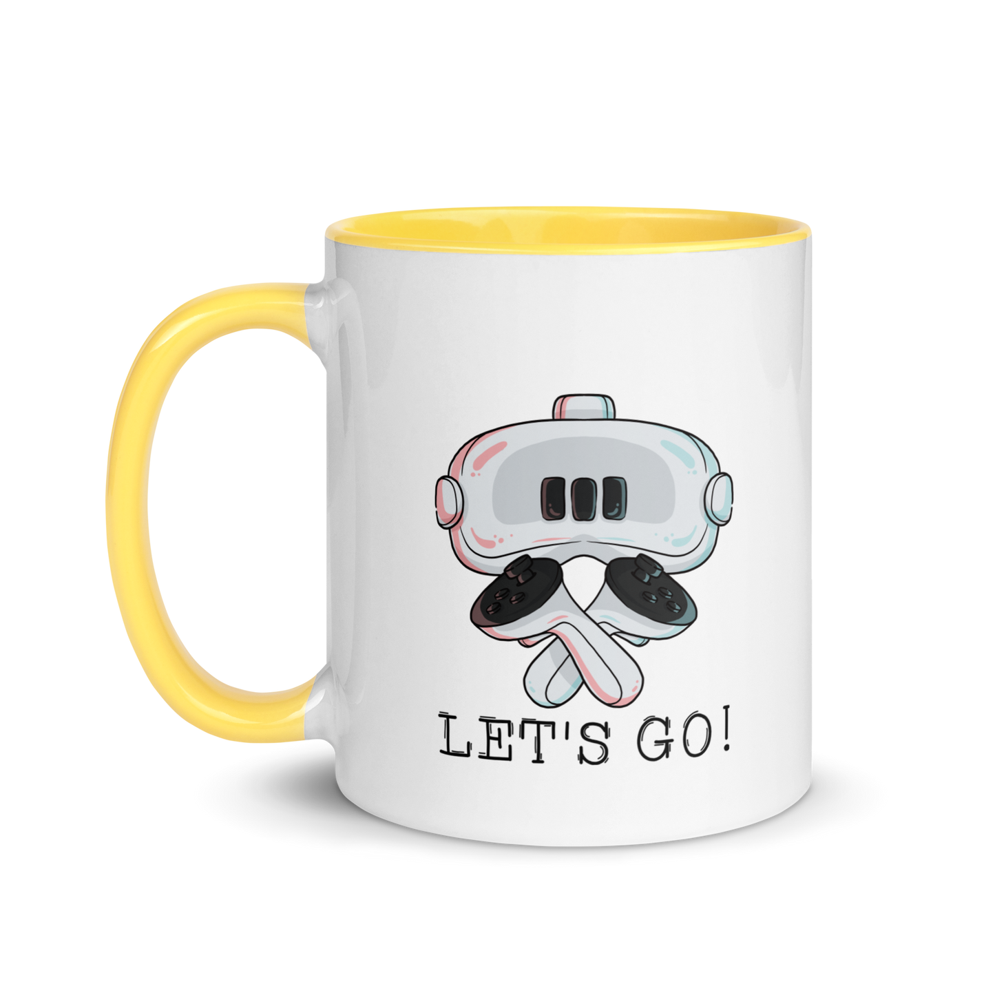 VR Let's Go! Mug with Colored Handle and Interior