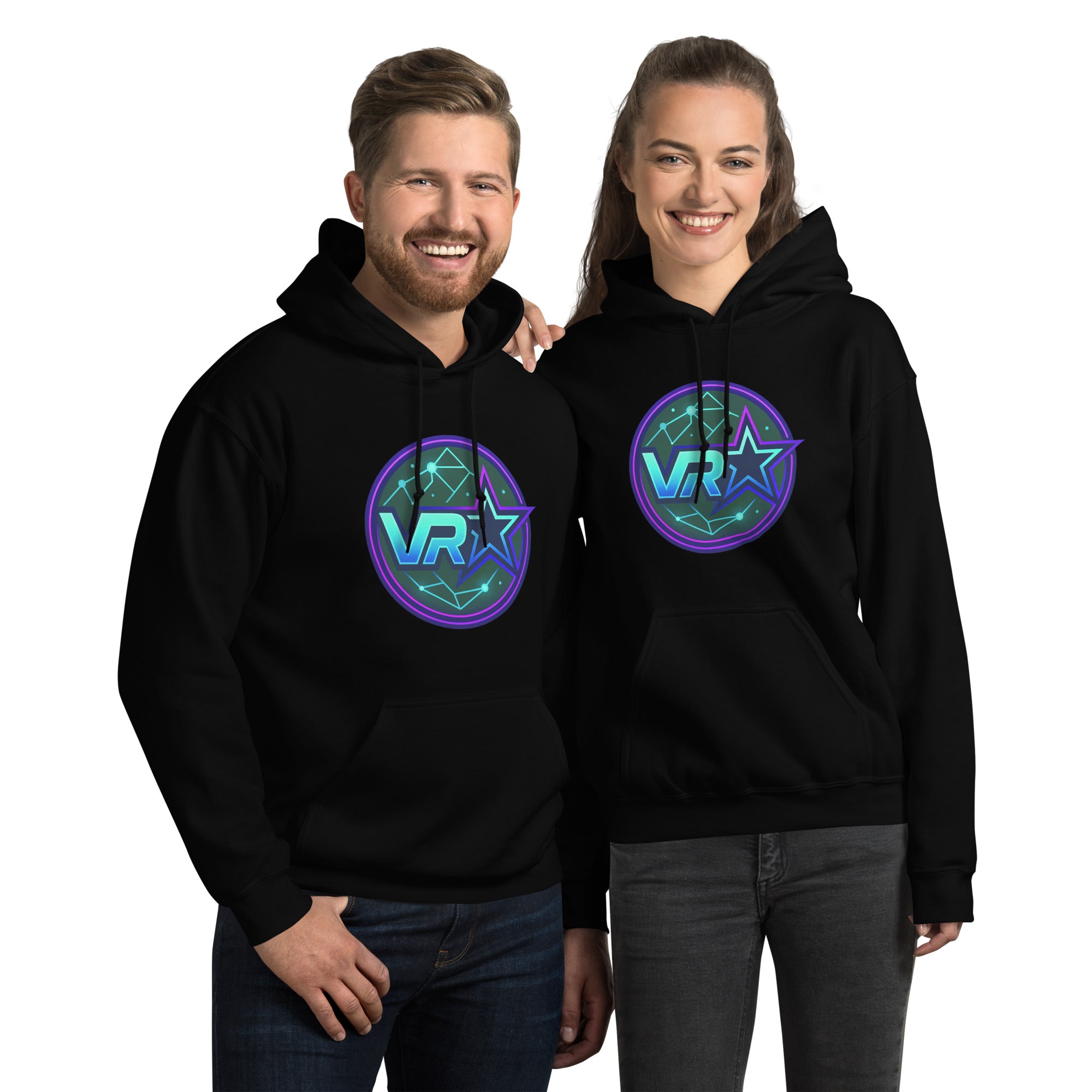 Ultra Soft Unisex VR Hoodie - VR Starz Blue Universe – Asterion