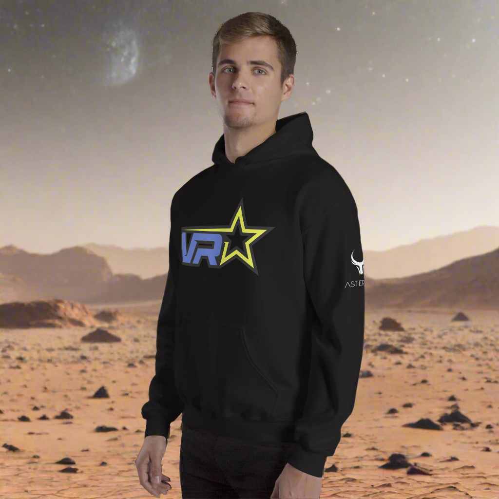 Ultra Soft Unisex VR Hoodie - VR Starz Blue Star