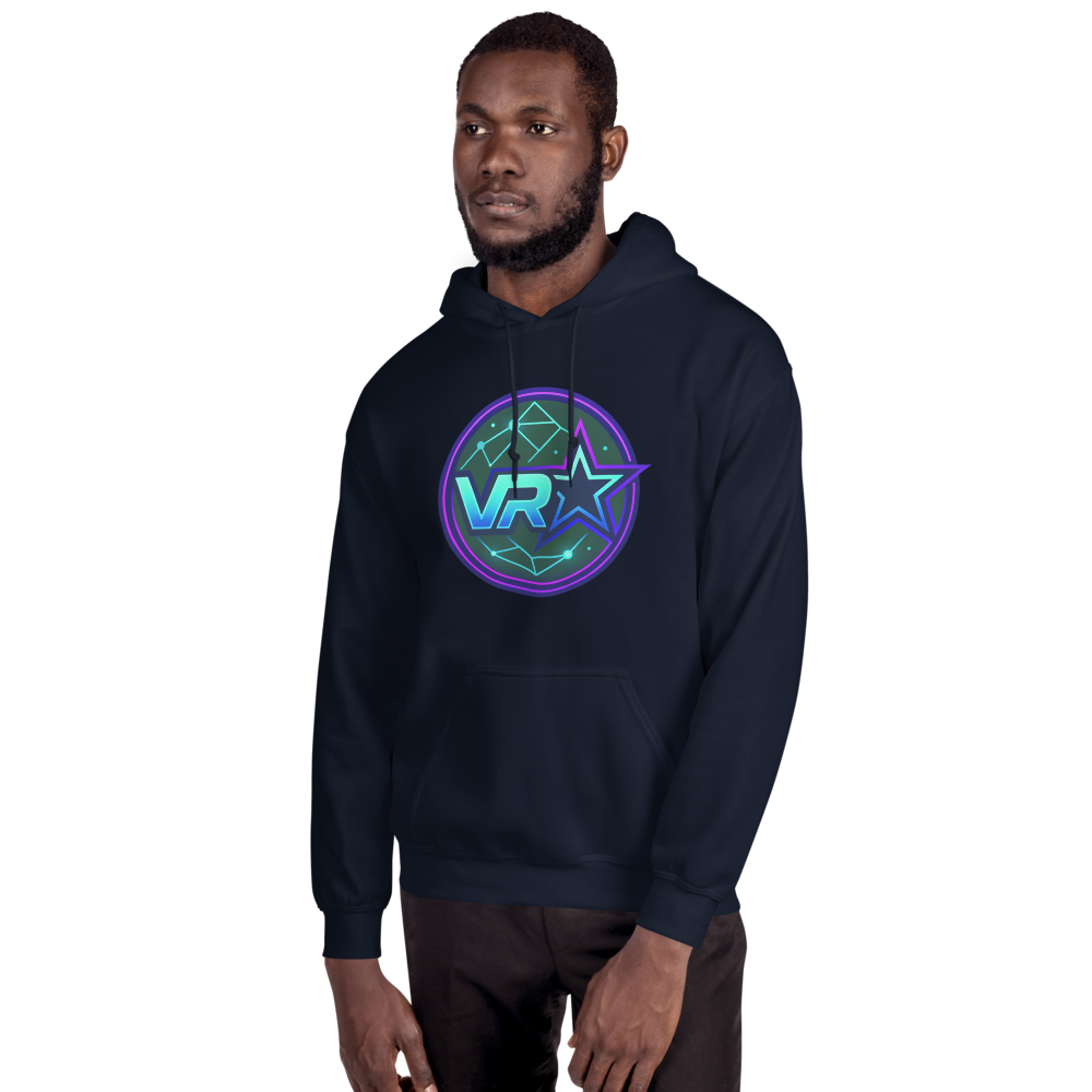 Ultra Soft Unisex VR Hoodie - VR Starz Blue Universe