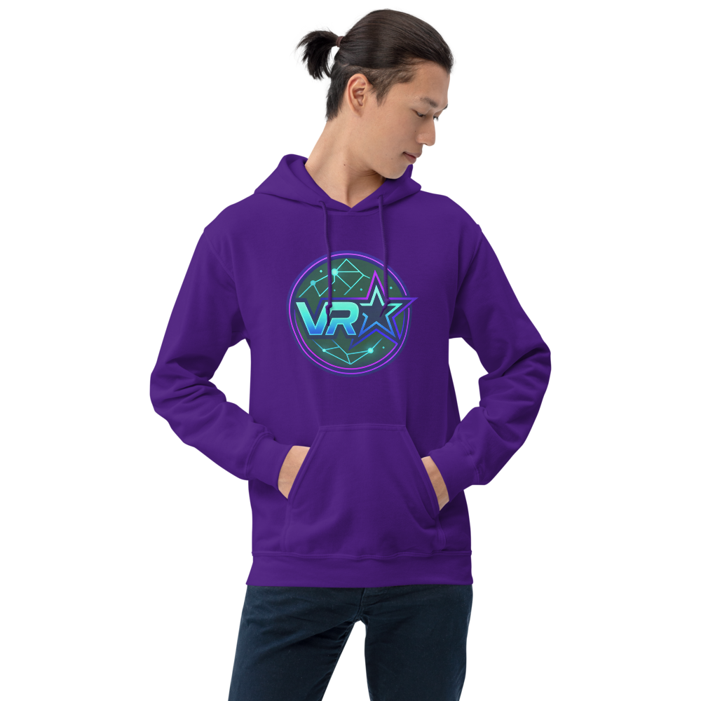 Ultra Soft Unisex VR Hoodie - VR Starz Blue Universe