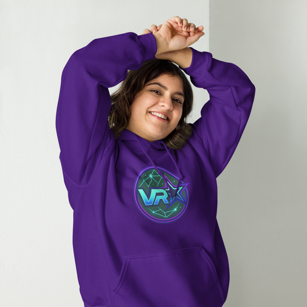 Ultra Soft Unisex VR Hoodie - VR Starz Blue Universe